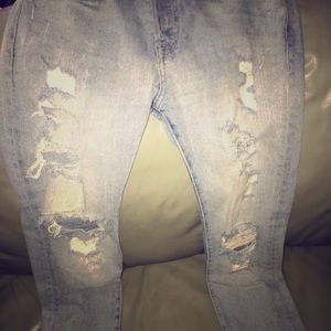 H&M ripped jeans